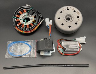 Husqvarna, small crank shaft, X = ca. 13mm Motoplat (90mm)